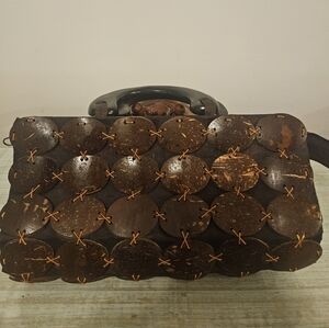 Brown Coconut  Handbag
